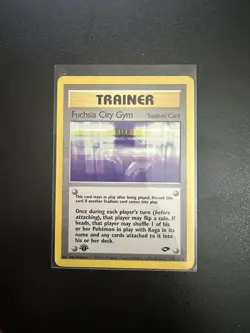 Pokemon TCG Gym Challenge 1st Edition Trainer Fuchsia City Gym 114/132 - Image 1