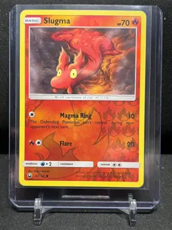 Slugma 23/168 Reverse Holo Pokemon 2018 Celestial Storm LP - Image 1