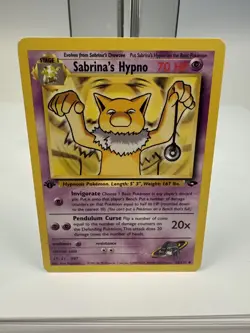 Sabrina's Hypno [1st Edition] #56 - Pokemon Gym Challenge - Image 1