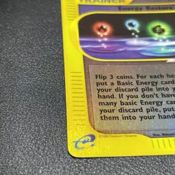 Pokemon TCG Trainer Vintage Energy Restore - 114/165 Reverse Holo NM Condition - Image 2