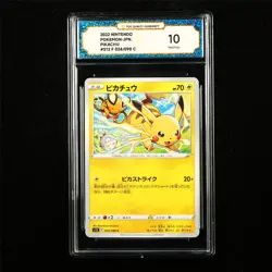 TQG 10 PRISTINE 2022 Pokemon JPN Pikachu 024/098 C - Image 1