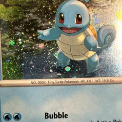 Pokemon TCG - Squirtle - S&V Black Star Promo - SVP048 - Cosmos Galaxy Swirl - Image 2