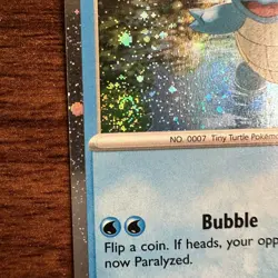 Pokemon TCG - Squirtle - S&V Black Star Promo - SVP048 - Cosmos Galaxy Swirl - Image 4