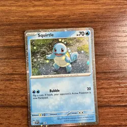 Pokemon TCG - Squirtle - S&V Black Star Promo - SVP048 - Cosmos Galaxy Swirl - Image 5