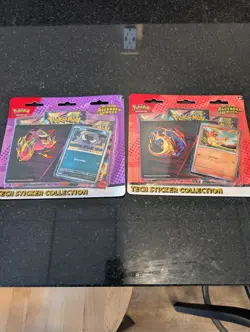 Pokemon TCG Mega Evolution Ascended Heroes Tech Sticker Collection Lot of 2 NEW - Image 1