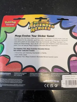 Pokemon TCG Mega Evolution Ascended Heroes Tech Sticker Collection Lot of 2 NEW - Image 4