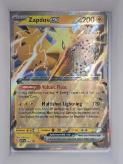 Pokemon TCG Zapdos ex 049 Black Star Promo SVP SV: 151 Promo Near Mint - Image 1