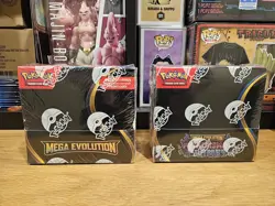 Pokemon TCG Mega Evolution Enhanced & Phantasmal Flames Booster Box Set Of 2 New - Image 1