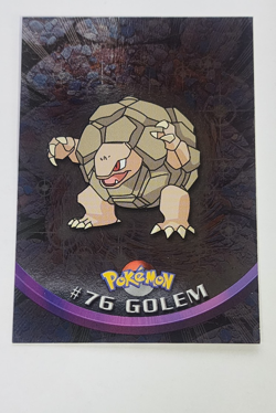Topps Pokemon Golem #76 1999 TV Animation Edition Holo Blue Logo NM - Image 1