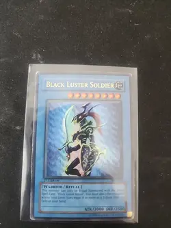 Black Luster Soldier SYE-024 Ultra Rare 1st Edition Yugioh 989 MP - Image 1