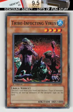 Yugioh Structure Deck: Fury from the Deep Tribe-Infecting Virus - Image 1