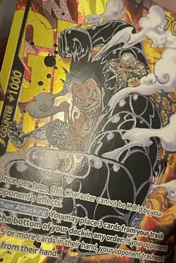 One Piece MONKEY.D.LUFFY Sec Royal Blood Alt Art OP10-118 Parallel English Luffy - Image 2