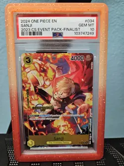 PSA 10 One Piece 2023 CS Finalist Event Pack Sanji POP 40! - Image 1