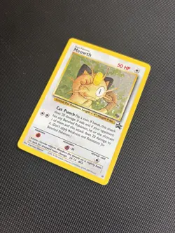Pokemon Card Black Star Promo Holo Meowth 10 WOTC - Image 4