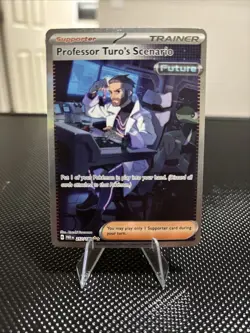 Professor Turo's Scenario Paradox Rift Illustration Card 257/182 Pokemon TCG - Image 1