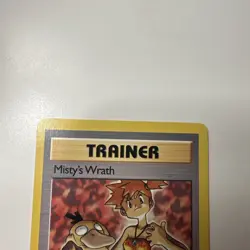 Misty’s Wrath 1st Edition Trainer Card 114/132 - Gym Heroes - Image 3