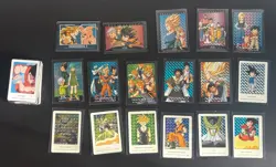 Dragon Ball Z Card Lot - 50+ Cards Total - 17 Prism/Holo - DBZ Hero Collection - Image 1