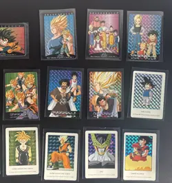Dragon Ball Z Card Lot - 50+ Cards Total - 17 Prism/Holo - DBZ Hero Collection - Image 2