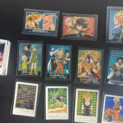 Dragon Ball Z Card Lot - 50+ Cards Total - 17 Prism/Holo - DBZ Hero Collection - Image 3
