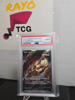 PSA 8 Flareon V SWSH179 Black Star Promo Full Art English Pokemon Card 2021 - Image 1