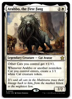 Arahbo, the First Fang - 2 FDN: Foundations R Normal NM - Image 1