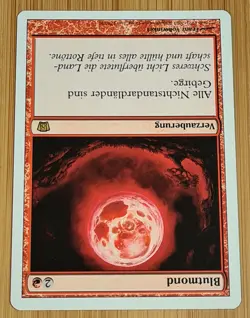 Blutmond # 178/350 (Blood Moon) Rare Hauptset 8.Edition 2003 MTG DE Mint Vintage - Image 2