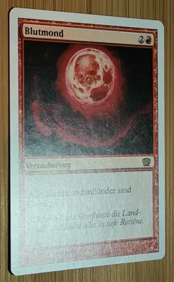 Blutmond # 178/350 (Blood Moon) Rare Hauptset 8.Edition 2003 MTG DE Mint Vintage - Image 3
