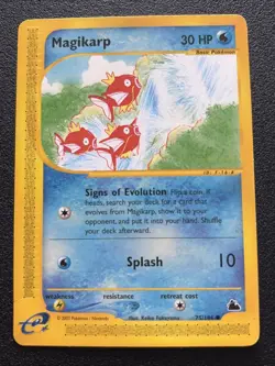 Magikarp 75/144 Non-Holo Pokemon Skyridge Card 2003 GOOD CONDITION - Image 1