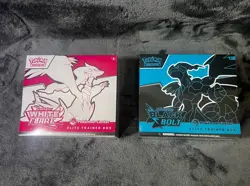 Pokemon Center Scarlet Violet Black Bolt and White Flare ETBs TCG - Image 1
