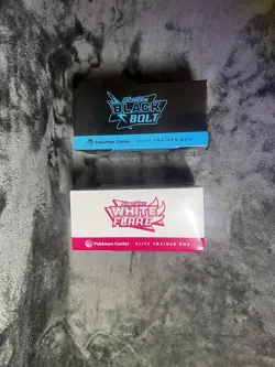 Pokemon Center Scarlet Violet Black Bolt and White Flare ETBs TCG - Image 3