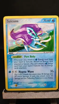Pokemon TCG - Suicune 030 & Computer Error 16 - Black Star Promo Card Lot - MP - Image 2