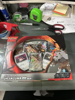Pokemon Bloodmoon Ursaluna ex Box TCG Trading Card Game New Factory Sealed - Image 1
