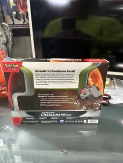 Pokemon Bloodmoon Ursaluna ex Box TCG Trading Card Game New Factory Sealed - Image 5