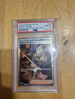 Pokemon Paldea Evolved Boss's Orders 265 PSA 10 - Image 1
