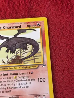 Shining Charizard 107/105 Neo Destiny Holo Wotc Pokemon Card Played - Image 3
