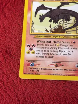Shining Charizard 107/105 Neo Destiny Holo Wotc Pokemon Card Played - Image 4