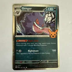 Gengar (Cosmos Holo) 057/091 Trick or Trade BOOster 2024 Pokemon TCG NM - Image 1