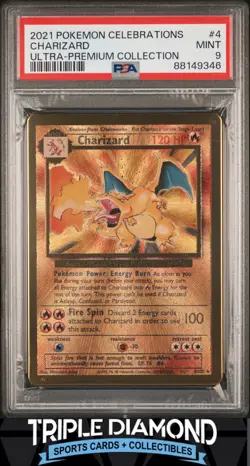 2021 Pokemon Celebrations Ultra-Premium Collection #4 Charizard PSA 9 Mint FDP19 - Image 1