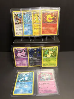 Pokemon TCG Eeveelution Full Set Black White Promos BW87-BW94 Holo with Sylveon - Image 2