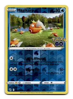 Magikarp - 021/078 PGO: Pokemon GO Common Reverse Holo NM - Image 1