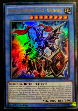 Schwarz Glanzender Soldat - Supersoldat MP16-DE1 Ultra-Rare 1 Aufl. Yu-Gi-Oh NM - Image 1