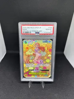 Special Alternate Art Nami One Piece 2024 OP09 Japanese SP OP08-106 SR PSA 10 - Image 1