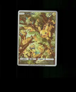 FAN-ART READ DESCRIPTION BELOW HOLO PIKACHU Card PIKACHU Pokemon Card p1 - Image 1