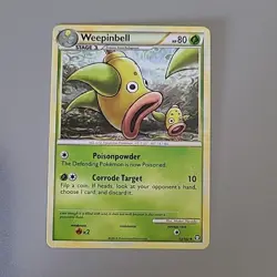 Pokemon Card HS Triumphant Weepinbell Uncommon 53/102 Non-Holo - Image 1