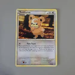 Teddiursa Pokemon Card 73/95 - Call Of Legends - Pokemon TCG Non-Holo - Image 1