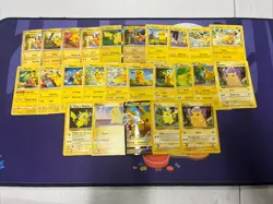 25 Different Pikachu Pokemon TCG Card Lot - Base Set Jungle WOTC Holo + More - Image 1