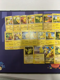 25 Different Pikachu Pokemon TCG Card Lot - Base Set Jungle WOTC Holo + More - Image 2