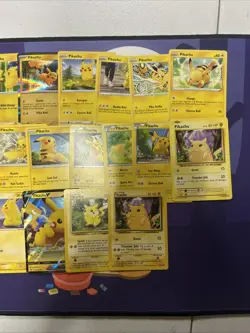 25 Different Pikachu Pokemon TCG Card Lot - Base Set Jungle WOTC Holo + More - Image 3