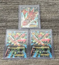 Pokemon Card Lot of 3 - Scizor EX (x1) & MScizor EX (x2) XY Breakpoint Full Art - Image 1