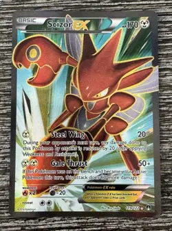 Pokemon Card Lot of 3 - Scizor EX (x1) & MScizor EX (x2) XY Breakpoint Full Art - Image 2